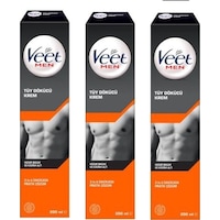 Veet Men Tüy Dökücü Krem 200 ml Erkeklere Özel / 3 Adet Veet Men Tüy Dökücü Krem 200 ml Erkeklere Özel / 3 Adet