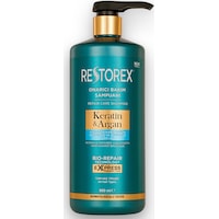 Restorex Keratin & Argan Onarıcı Saç Bakım Şampuanı 900 Ml - Yıpranmış Ve Hasar Görmüş Saçlar