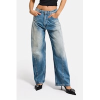 it's basic Kadın T.kot Rengi 4s6-32 Mid Rise Baggy Barrel Komfort Kumaş Denim Jean it's basic Kadın T.kot Rengi 4s6-32 Mid Rise Baggy Barrel Komfort Kumaş Denim Jean
