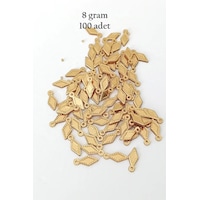 Oya Abiye Bileklik Kolye Pleksi Metalik Plastik Pul Altın Renk 8 Gram 100 Adet - Bnc490 Oya Abiye Bileklik Kolye Pleksi Metalik Plastik Pul Altın Renk 8 Gram 100 Adet - Bnc490