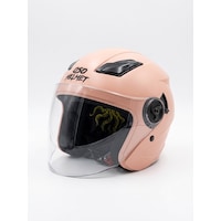 Oso Helmet Yarım Kask Gözlüklü Fusya Pembe - M Beden Oso Helmet Yarım Kask Gözlüklü Fusya Pembe - M Beden