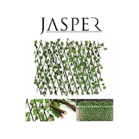 Jasper Yapay Çiçek Geniş Yaprak Akordiyon Çit 120 CM x 3 M Jasper Yapay Çiçek Geniş Yaprak Akordiyon Çit 120 CM x 3 M