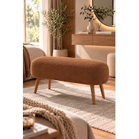 Lona Bukle Kumaş Modern Bench Puf Çok Amaçlı Yatak Ucu Ve Antre Bankı Taba Lona Bukle Kumaş Modern Bench Puf Çok Amaçlı Yatak Ucu Ve Antre Bankı Taba