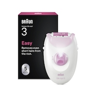 Braun Silk Épil 3 Kablolu Epilatör, Kalıcı Pürüzsüz Cilt, 3-000 Braun Silk Épil 3 Kablolu Epilatör, Kalıcı Pürüzsüz Cilt, 3-000