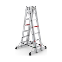 Çağsan TA002 2x6 Basamaklı Doublex A Tipi Çift Taraflı Sürgülü Merdiven