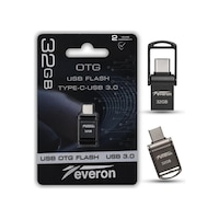 Everon 32gb Typec Usb Otg 3.0 Metal Flash Bellek Everon 32gb Typec Usb Otg 3.0 Metal Flash Bellek