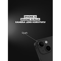 İphone 15/15plus Uyumlu Kamera Lens Koruyucu Siyah İphone 15/15plus Uyumlu Kamera Lens Koruyucu Siyah