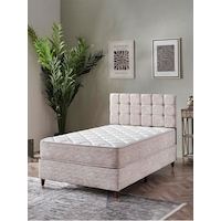 Beehanem 120x200 Bengü Baza Başlık Yatak Set Krem 120 X 200 Beehanem 120x200 Bengü Baza Başlık Yatak Set Krem 120 X 200