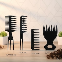 Erkek & Kadın Kullanımına Uygun 4'lü Saç Açma Ve Şekillendirme Tarağı - Afro Tarak Seti Diğer Erkek & Kadın Kullanımına Uygun 4'lü Saç Açma Ve Şekillendirme Tarağı - Afro Tarak Seti Diğer