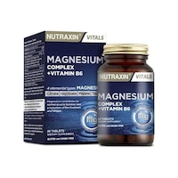Magnesium Complex Vitamin B6 60 Tablet Sitrat Bisglisinat Malat Taurat İçeren Takviye Edici Gıda Magnesium Complex Vitamin B6 60 Tablet Sitrat Bisglisinat Malat Taurat İçeren Takviye Edici Gıda