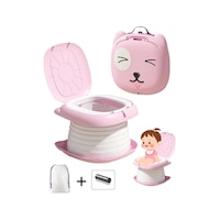 Mooiebaby's Cat Potty Katlanabilir Çocuk Tuvaleti Pembe Mooiebaby's Cat Potty Katlanabilir Çocuk Tuvaleti Pembe