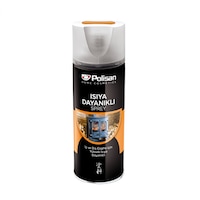 Polisan Isıya Dayanıklı Sprey Boya Siyah 400 ML Polisan Isıya Dayanıklı Sprey Boya Siyah 400 ML