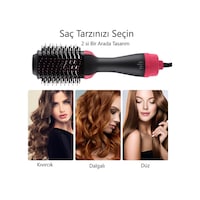 Saç Şekillendirici Ve Saç Düzleştirici Fön Tarağı 8392