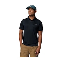 Zero Rules Light Erkek Siyah Outdoor Polo Yaka T-shirt Ao4872-011 Siyah