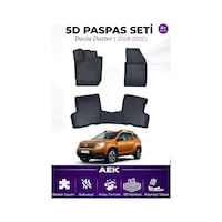 Dacia Duster 2018-2022 4x4 Araca Özel Havuzlu "karbon" Paspas Tak Dacia Duster 2018-2022 4x4 Araca Özel Havuzlu "karbon" Paspas Tak