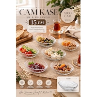 Porsima Suga 4472 6'lı Oval Cam Kase Seti 15 Cm Çerezlik, Reçellik, Kahvaltılık Ve Sosluk Porsima Suga 4472 6'lı Oval Cam Kase Seti 15 Cm Çerezlik, Reçellik, Kahvaltılık Ve Sosluk