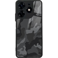 Tecno Spark 10 Pro Siyah Kamuflaj Tasarımlı Glossy Telefon Kılıfı Çok Renkli Tecno Spark 10 Pro Siyah Kamuflaj Tasarımlı Glossy Telefon Kılıfı Çok Renkli