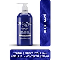 Omega Plus Bad Girl Mavi Amonyaksız Renkli Saç Boyası 250ml Omega Plus Bad Girl Mavi Amonyaksız Renkli Saç Boyası 250ml