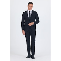 İmza Siyah Mono Yaka 6 Drop Comfort Fit Tam Astar Esnek Takım Elbise 1001260010 İmza Siyah Mono Yaka 6 Drop Comfort Fit Tam Astar Esnek Takım Elbise 1001260010