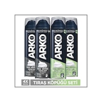 Arko Men Tıraş Köpüğü ırritation & Black 4x200 Ml Arko Men Tıraş Köpüğü ırritation & Black 4x200 Ml