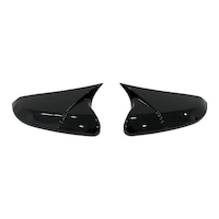 Ebal Otomotiv Honda Civic FC5 Batman Yarasa Ayna Kapağı Piano Black / 2016-2021 Ebal Otomotiv Honda Civic FC5 Batman Yarasa Ayna Kapağı Piano Black / 2016-2021