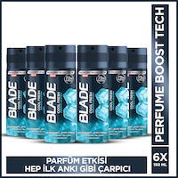 Blade Cool Fresh Erkek Sprey Deodorant 6 x 150 ML Blade Cool Fresh Erkek Sprey Deodorant 6 x 150 ML