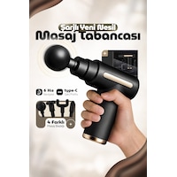 4 Başlıklı Yeni Nesil Şarjlı Masaj Cihazı Sporcu Masaj Aleti Siyah 4 Başlıklı Yeni Nesil Şarjlı Masaj Cihazı Sporcu Masaj Aleti Siyah
