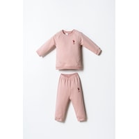U.S. Polo Assn. Kız Bebek Pembe Takım Usb2741-c-v5 Pembe U.S. Polo Assn. Kız Bebek Pembe Takım Usb2741-c-v5 Pembe