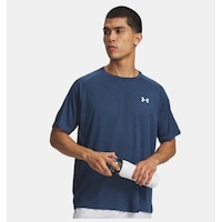 Under Armour Tech Textured Ss Erkek T-shirt 1382796-498 Mavi Under Armour Tech Textured Ss Erkek T-shirt 1382796-498 Mavi