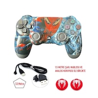 Playstation Dualshock 4 V2 Ps4 Oyun Kolu Örümcek Pc + Ps4 1.5mt Şarj Kablosu Ve Analog Koruyucu Playstation Dualshock 4 V2 Ps4 Oyun Kolu Örümcek Pc + Ps4 1.5mt Şarj Kablosu Ve Analog Koruyucu
