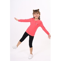 Toontoy Kids Toontoy Kız Çocuk Yusufcuk Nakışlı Tişört Nar Çiçeği Toontoy Kids Toontoy Kız Çocuk Yusufcuk Nakışlı Tişört Nar Çiçeği