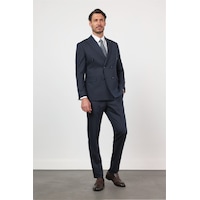 İmza Lacivert Kırlangıç Yaka Kruvaze 6 Drop Slim Fit Tam Astar Esnek Takım Elbise 1001260159 İmza Lacivert Kırlangıç Yaka Kruvaze 6 Drop Slim Fit Tam Astar Esnek Takım Elbise 1001260159
