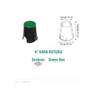 6″ Yuvarlak Vana Kutusu
