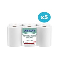 Omnisoft Fotoselli Makine Havlusu 6'lı 5 Paket 21 CM 2.5 KG Omnisoft Fotoselli Makine Havlusu 6'lı 5 Paket 21 CM 2.5 KG