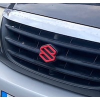 Suzuki Grand Vitara 1998-2006 Ön Panjur Logosu Kırmızı Logo Arma Amblem 0 Suzuki Grand Vitara 1998-2006 Ön Panjur Logosu Kırmızı Logo Arma Amblem 0