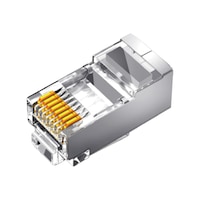 Veggieg Cat6 Metal Rj45 Jack 8p8c Ethernet Konnektörü Altın Kaplama 102 Adet Veggieg Cat6 Metal Rj45 Jack 8p8c Ethernet Konnektörü Altın Kaplama 102 Adet