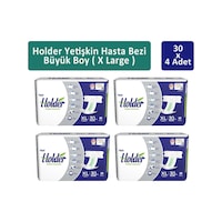 Holder Yetişkin Hasta Bezi Ekstra Büyük Boy XL 4 x 30'lu Holder Yetişkin Hasta Bezi Ekstra Büyük Boy XL 4 x 30'lu