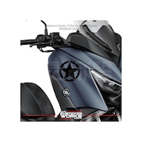 Yamaha Xmax Yıldız Sticker Yan Grenaj Desen İkili Sticker Siyah Yamaha Xmax Yıldız Sticker Yan Grenaj Desen İkili Sticker Siyah