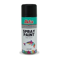 Akfix Akrilik Sprey Boya 400Ml Mat Siyah (550211544) Akfix Akrilik Sprey Boya 400Ml Mat Siyah (550211544)