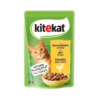 Kitekat Tavuklu Gravy Kedi Yaş Mama 85 Gr Kitekat Tavuklu Gravy Kedi Yaş Mama 85 Gr