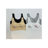 Giysem Underwear Pedli 4'lü, Beyaz, Ten, Gri Ve Siyah Kalın Askı Pamuklu Kadın Yarım Atlet Çok Renkli Giysem Underwear Pedli 4'lü, Beyaz, Ten, Gri Ve Siyah Kalın Askı Pamuklu Kadın Yarım Atlet Çok Renkli