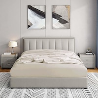 Soley Jersey %100 Pamuk Çift Kişilik 160 X 200 Lastikli Çarşaf Ekru