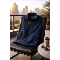 Vatan Tekstil Dik Yaka Slim Fit 3 Cepli Softshell Erkek Yelek Su İtici Kumaş Lacivert Vatan Tekstil Dik Yaka Slim Fit 3 Cepli Softshell Erkek Yelek Su İtici Kumaş Lacivert