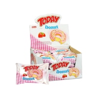 Today Donut Kek Çilekli 35 Gr. 24 Adet (1 Kutu) Today Donut Kek Çilekli 35 Gr. 24 Adet (1 Kutu)