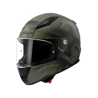 Ls2 Rapid 2 Thunder Birds Kask Gri Mat Yeşil Siyah Ls2 Rapid 2 Thunder Birds Kask Gri Mat Yeşil Siyah