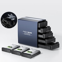 Acasis EC7355 100TB 8Mod Dahili Fanlı 5xHDD Kutu Acasis EC7355 100TB 8Mod Dahili Fanlı 5xHDD Kutu
