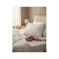 %100 Doğal Yün Yastık 50x70 Cm Sağlıklı, Ortopedik Ve Nefes Alabilir Uyku Konforu %100 Doğal Yün Yastık 50x70 Cm Sağlıklı, Ortopedik Ve Nefes Alabilir Uyku Konforu