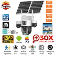 Inox X25 4x3mp 12mp Aov 30x Optik Zoom 4g E-sim Kartlı 2xsolar Panelli 4kameralı 1ptz Akıllı Kamera Inox X25 4x3mp 12mp Aov 30x Optik Zoom 4g E-sim Kartlı 2xsolar Panelli 4kameralı 1ptz Akıllı Kamera