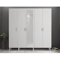 Açelya Portmanto Vestiyer Beyaz - Montaj Dahil 225cm M12 Açelya Portmanto Vestiyer Beyaz - Montaj Dahil 225cm M12