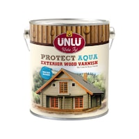 Ünlü Protect Aqua Su Bazlı Dış Cephe Vernik 5L Ünlü Protect Aqua Su Bazlı Dış Cephe Vernik 5L